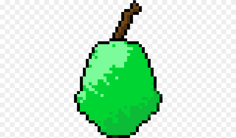 File Pixel Art Pear Ping Pong Ball Pixel Art, Green, Food, Fruit, Plant Free Png Download