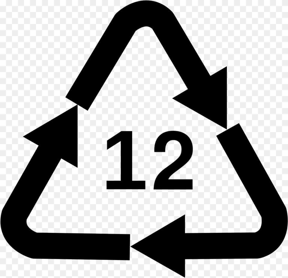 File Recycle 12 Acrylonitrile Butadiene Styrene Symbol, Gray Png Image