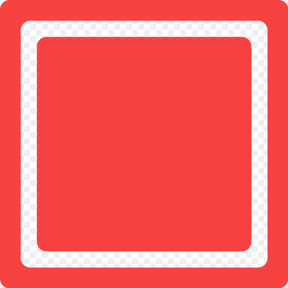 File Red Checkbox Unchecked Svg Red Checkbox, Sign, Symbol, White Board Png Image