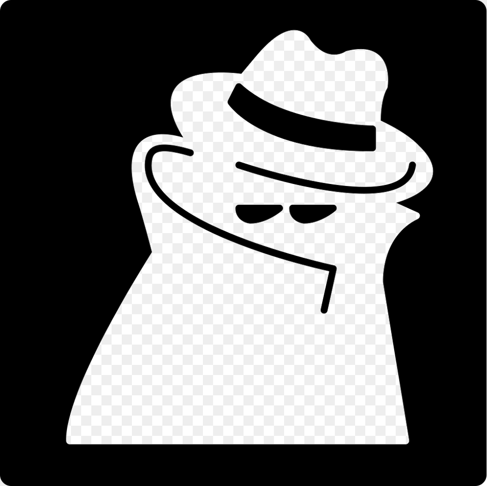 File Robber Icon, Clothing, Hat, Stencil, Cowboy Hat Free Png Download