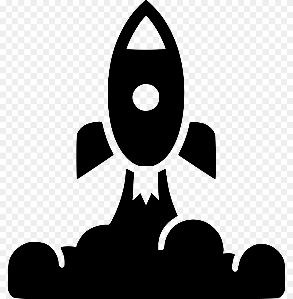 File Rocket Icon, Stencil Free Transparent Png