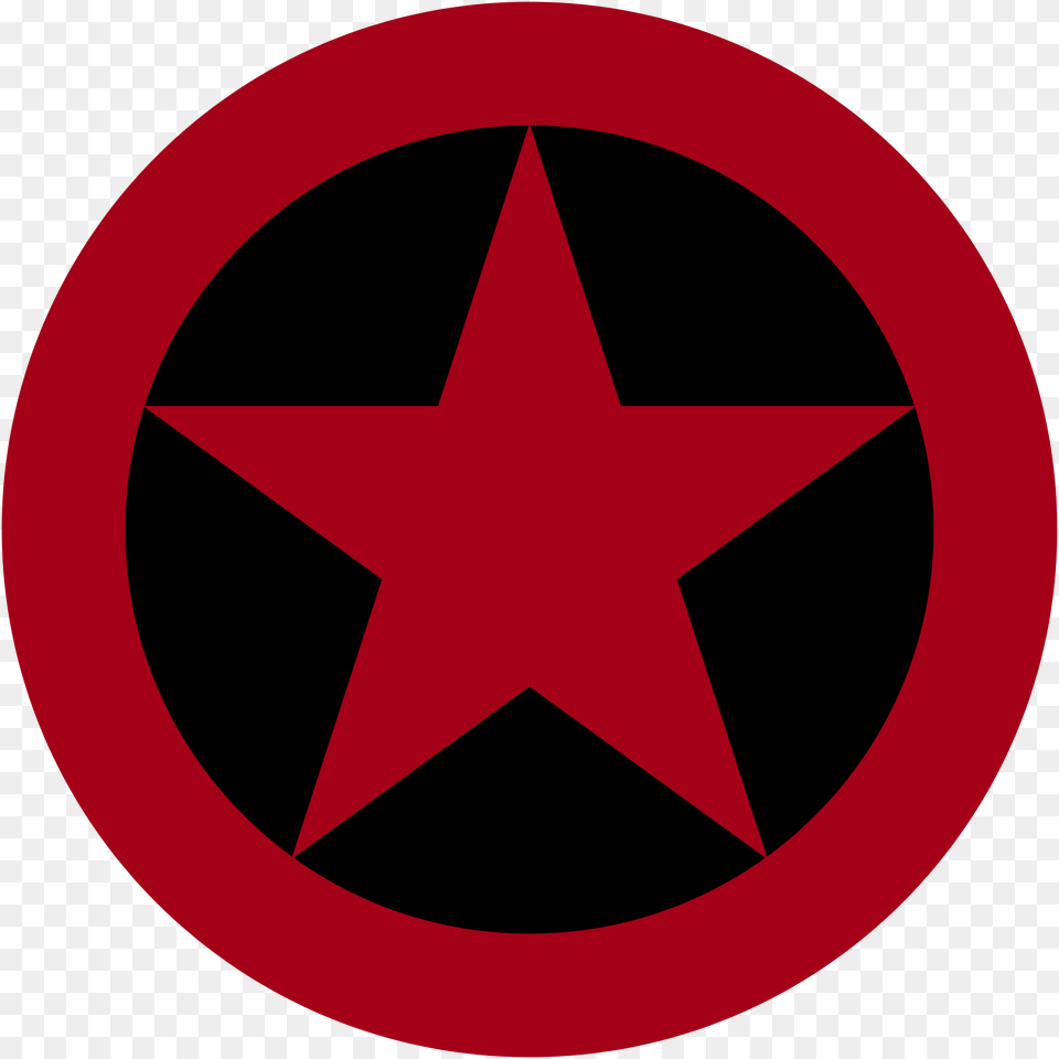 File Roundel Of The Albanian Air Force Circle, Star Symbol, Symbol, Disk Free Transparent Png