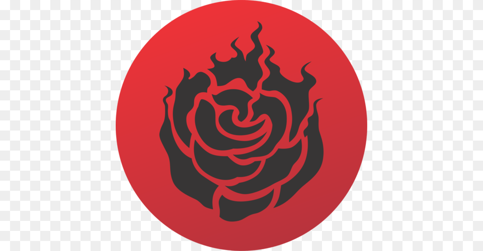 File Rubyroseemblem Svg Rwby Wiki Ruby Rose Emblem, Flower, Plant, Logo Free Transparent Png