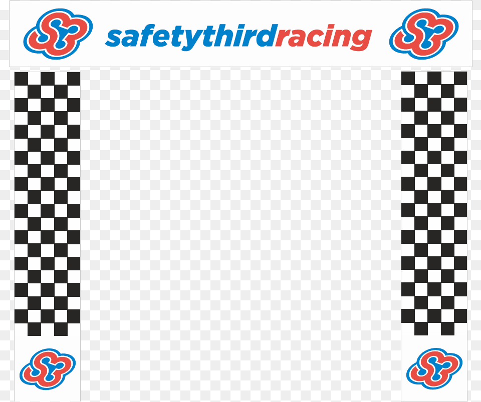 File S3checkered Checkerboard Border, Blackboard, Qr Code, Text Free Png Download