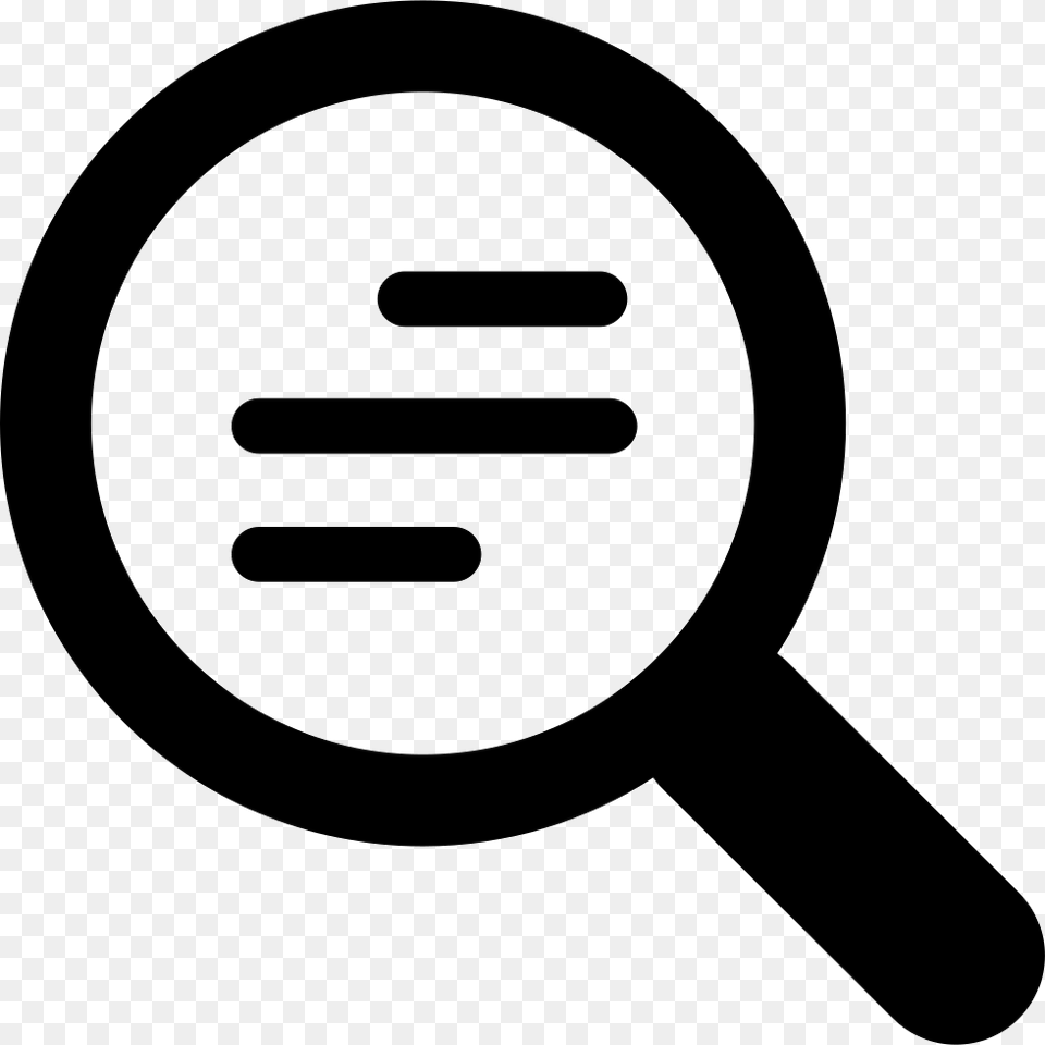 File Search Button Logo, Magnifying Png