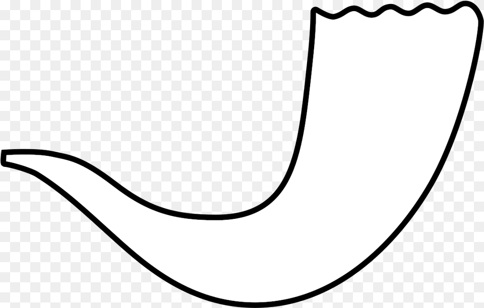 File Shofar 01 Svg Shofar Black And White, Cutlery Free Transparent Png