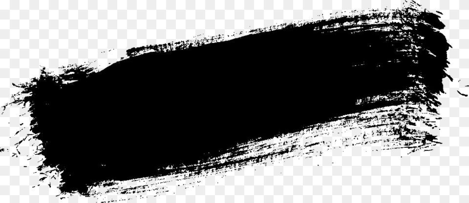 File Size Black Brush Stroke, Silhouette Png
