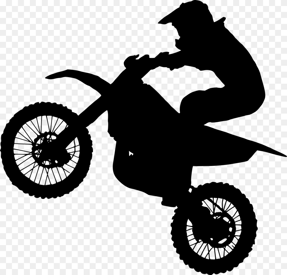 File Size Motocross, Gray Free Png
