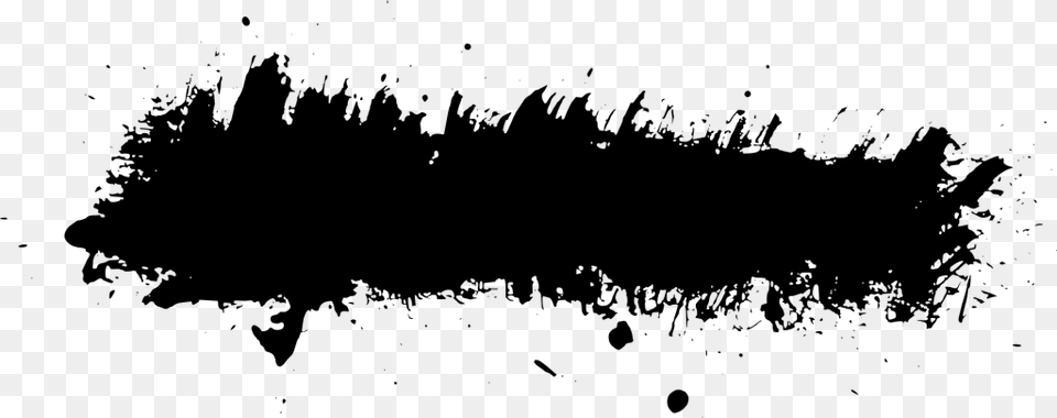 File Size Paint Grunge Silhouette, Gray Png Image