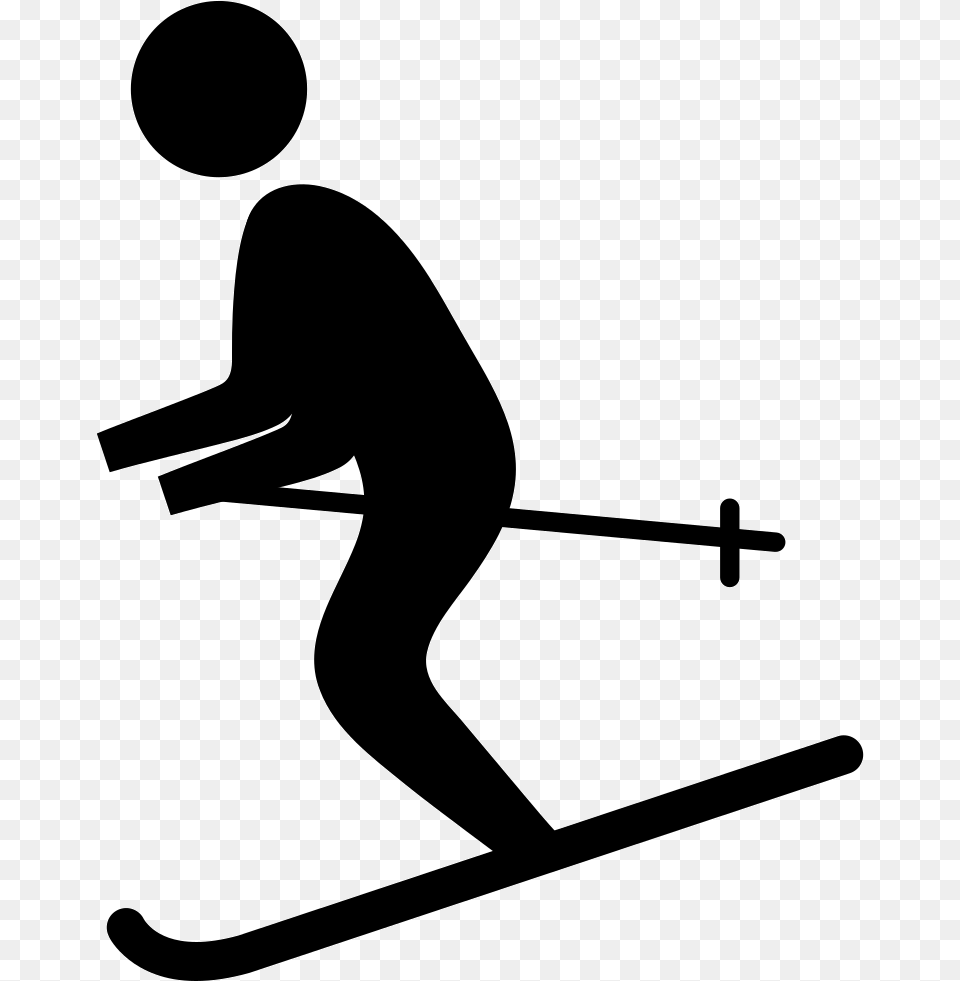 File Skier Turns, People, Person, Silhouette, Nature Free Png Download