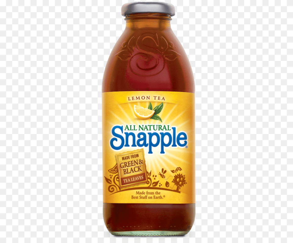 File Snapple Halachipedia Snapple Bottle, Food, Ketchup, Produce, Citrus Fruit Png Image