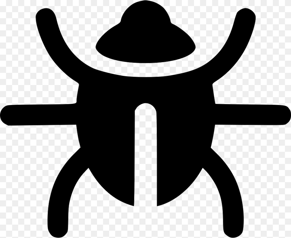 File Software Bug Icon, Silhouette, Stencil Png