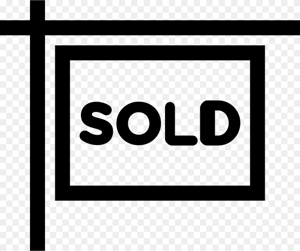 File Sold Sign Icon, Bus Stop, Outdoors, Text, Symbol Free Transparent Png