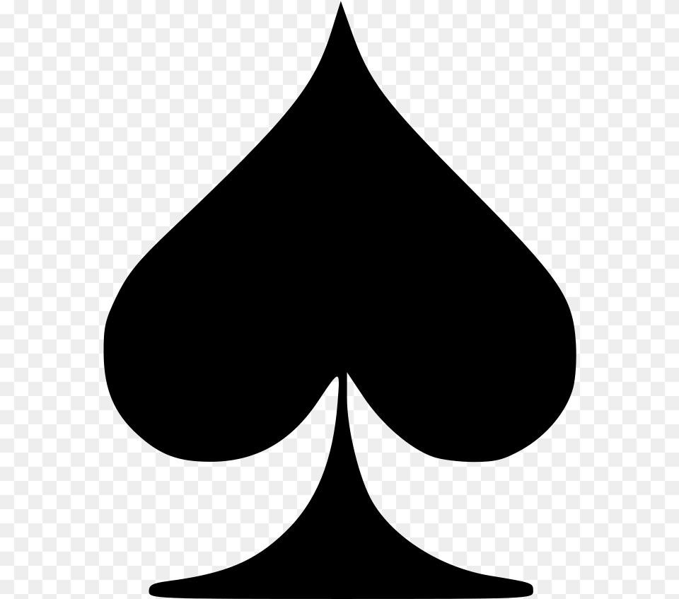 File Spade Svg Wikipedia Ace Of Spades, Gray Free Transparent Png