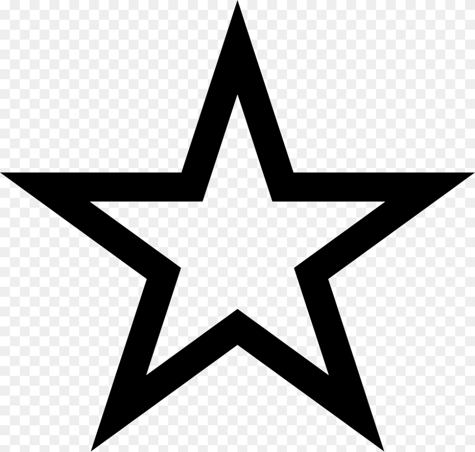 File Star Outline, Star Symbol, Symbol, Cross Free Transparent Png