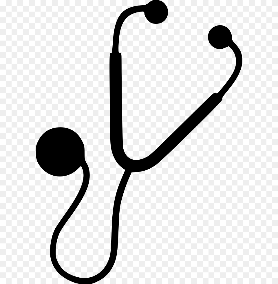 File Stethoscope Icon Black, Smoke Pipe Free Transparent Png