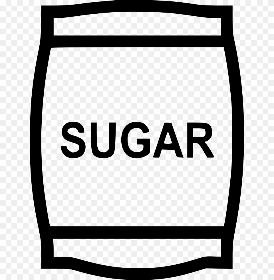 File Sugar Clip Art Black And White, Text, Logo, Jar, Crib Free Transparent Png