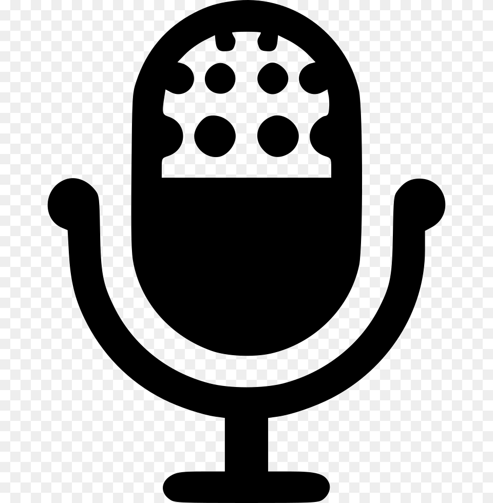 File Svg, Stencil, Electrical Device, Microphone, Smoke Pipe Png