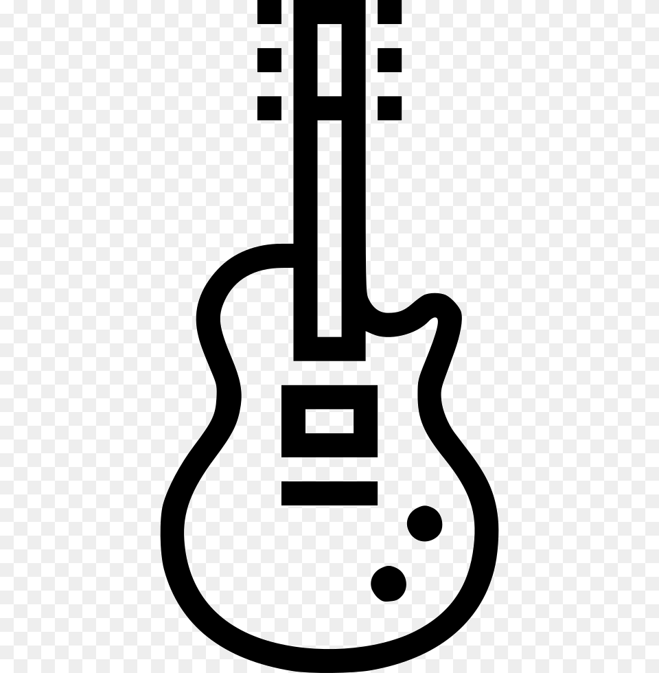 File Svg, Guitar, Musical Instrument, Smoke Pipe, Stencil Png Image