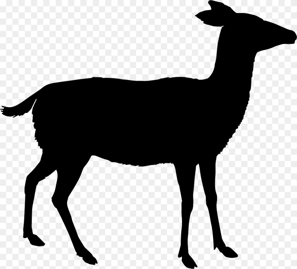 File Svg, Silhouette, Animal, Deer, Mammal Free Transparent Png