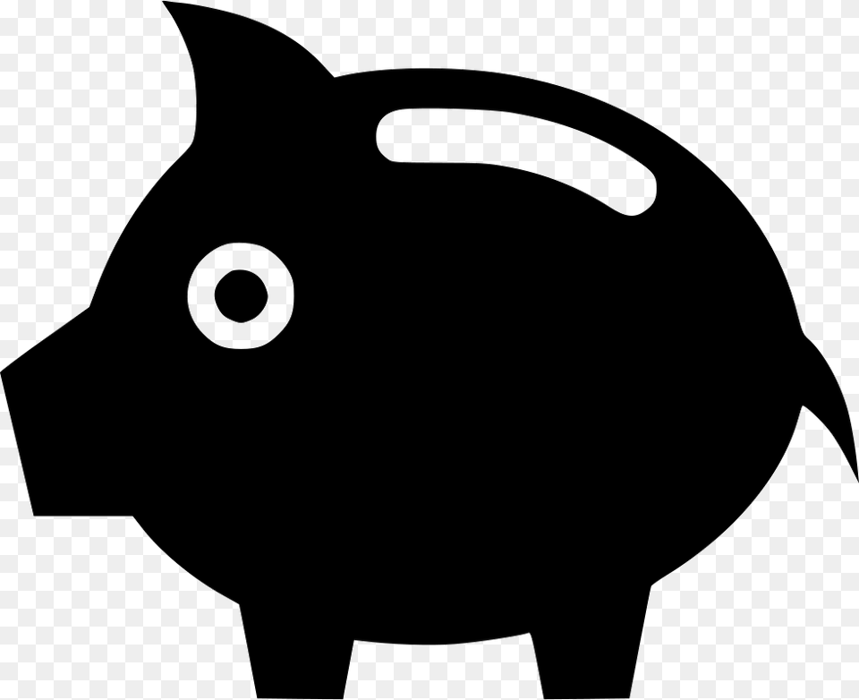 File Svg, Stencil, Piggy Bank, Animal, Fish Png