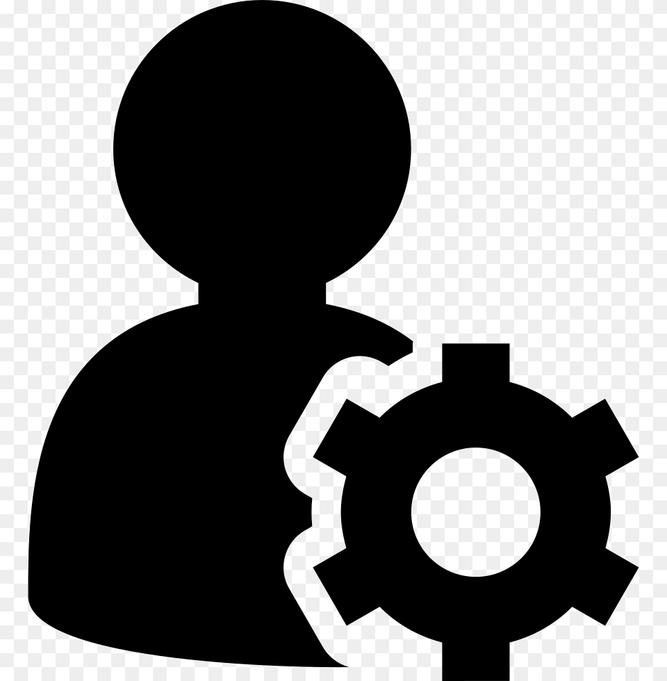 File Svg Admin Icon, Machine, Gear, Baby, Person Free Png