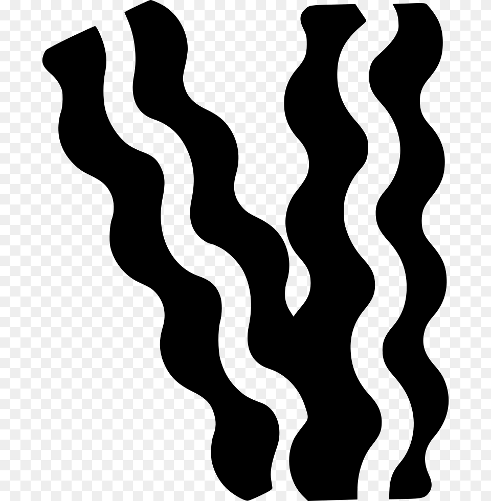 File Svg Black And White Bacon Clipart, Stencil, Silhouette, Smoke Pipe Free Png Download