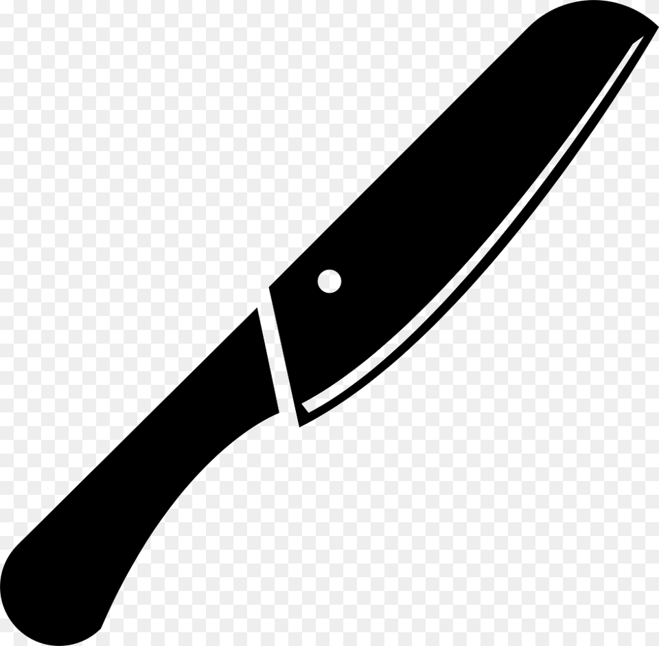 File Svg Black Kitchen Knife, Blade, Weapon, Razor, Cutlery Free Transparent Png