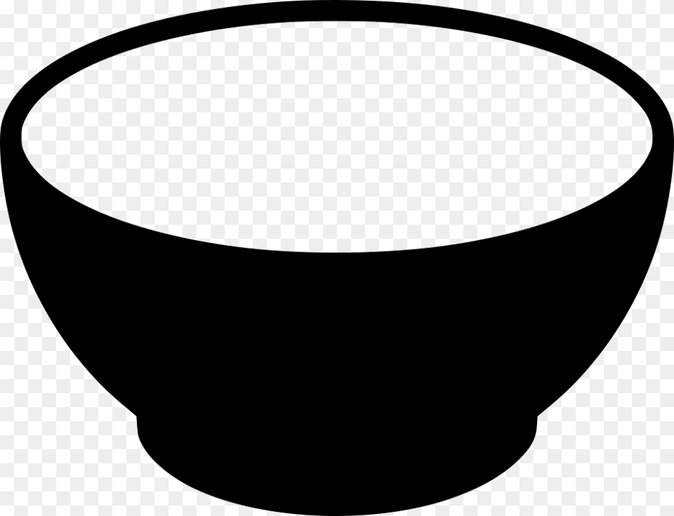 File Svg Bowl Black And White, Soup Bowl Free Transparent Png