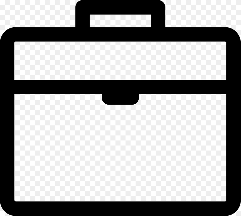 File Svg Briefcase Icon White, Bag Png
