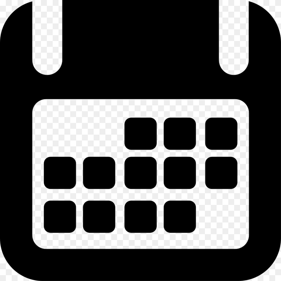 File Svg Calendar Vector Icon, Electronics, Phone Free Transparent Png