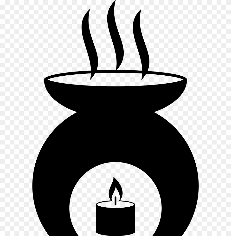 File Svg Candles Icon Transparent Background, Stencil, Candle, Fire, Flame Png Image