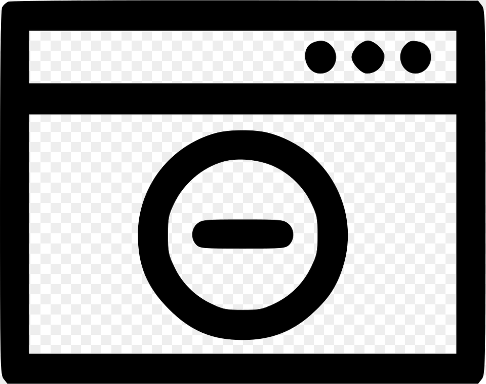File Svg Circle, Appliance, Device, Electrical Device, Washer Free Png