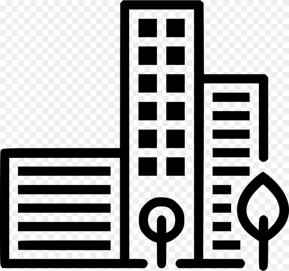 File Svg City Icon Noun Project, Stencil, Symbol Free Png Download