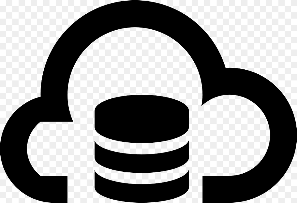 File Svg Cloud Database Icon, Stencil, Cup, Beverage, Coffee Png