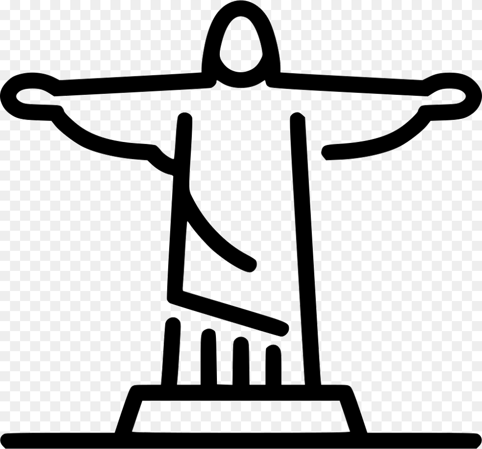 File Svg Cristo Redentor Vector, Art Free Png