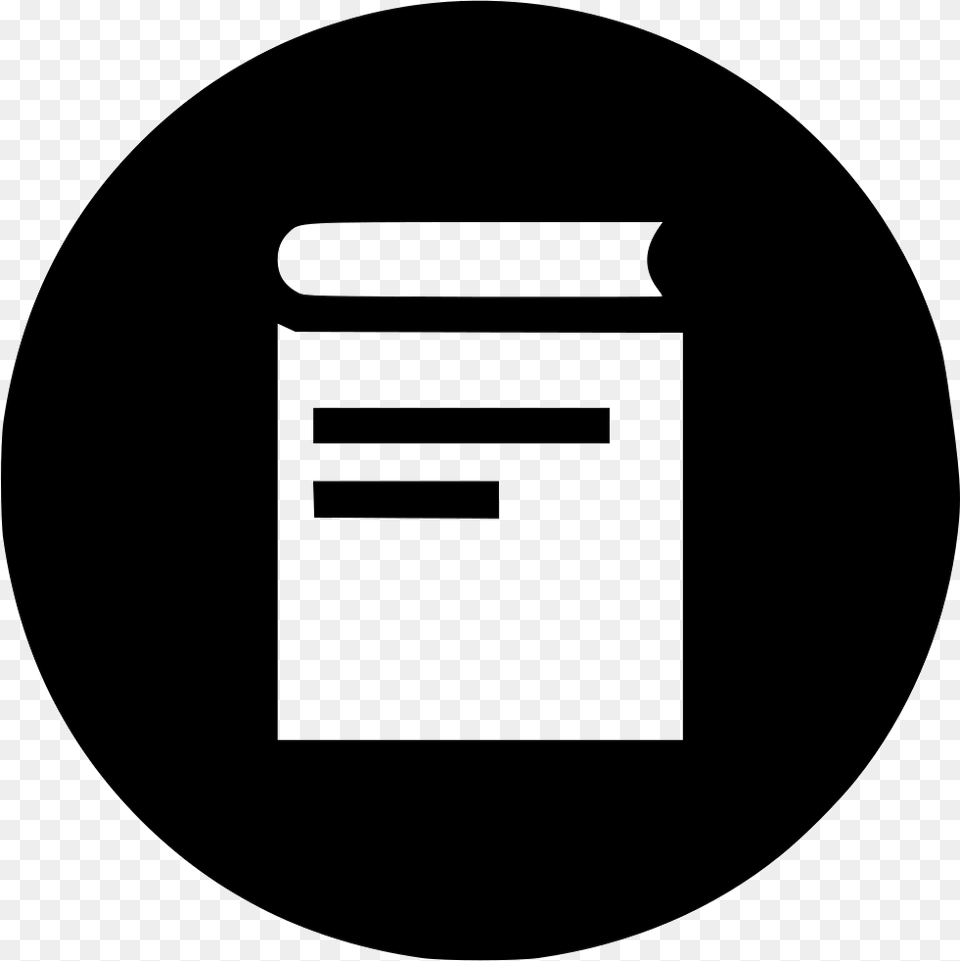 File Svg Document Icon Transparent Circle, Mailbox, Disk Png Image