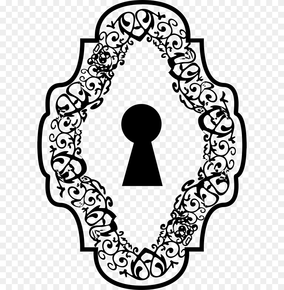 File Svg Drawing Keyhole, Stencil, Adult, Bride, Female Free Png Download
