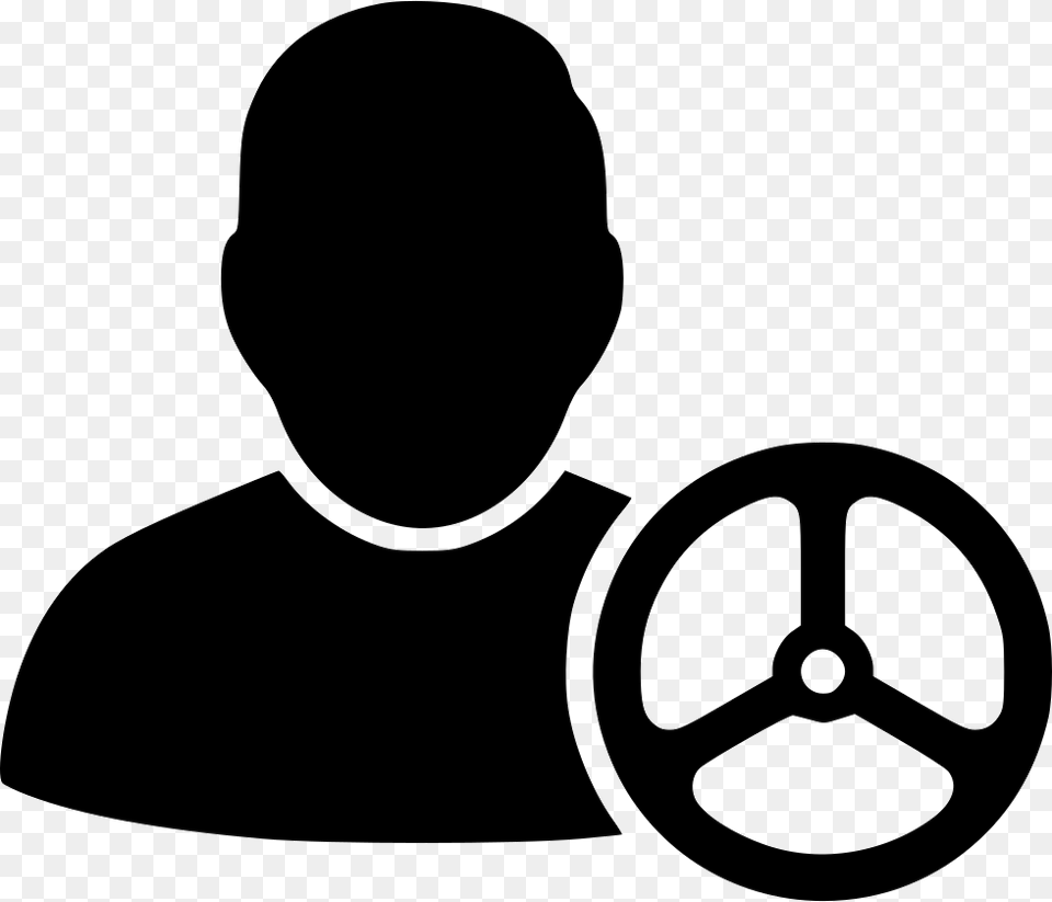 File Svg Driver Icon, Silhouette, Spoke, Machine, Wheel Png Image
