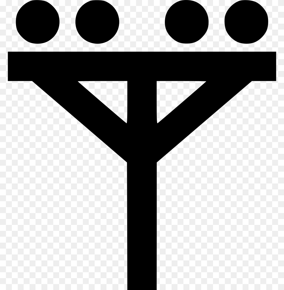 File Svg Electric Pole Icon, Utility Pole Free Png