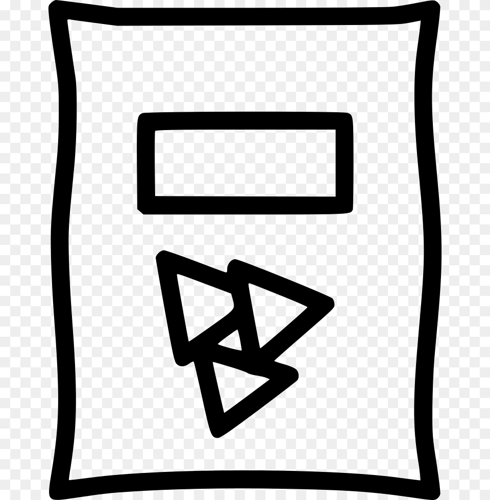 File Svg Food Packet Icon, Symbol, Blackboard Free Png