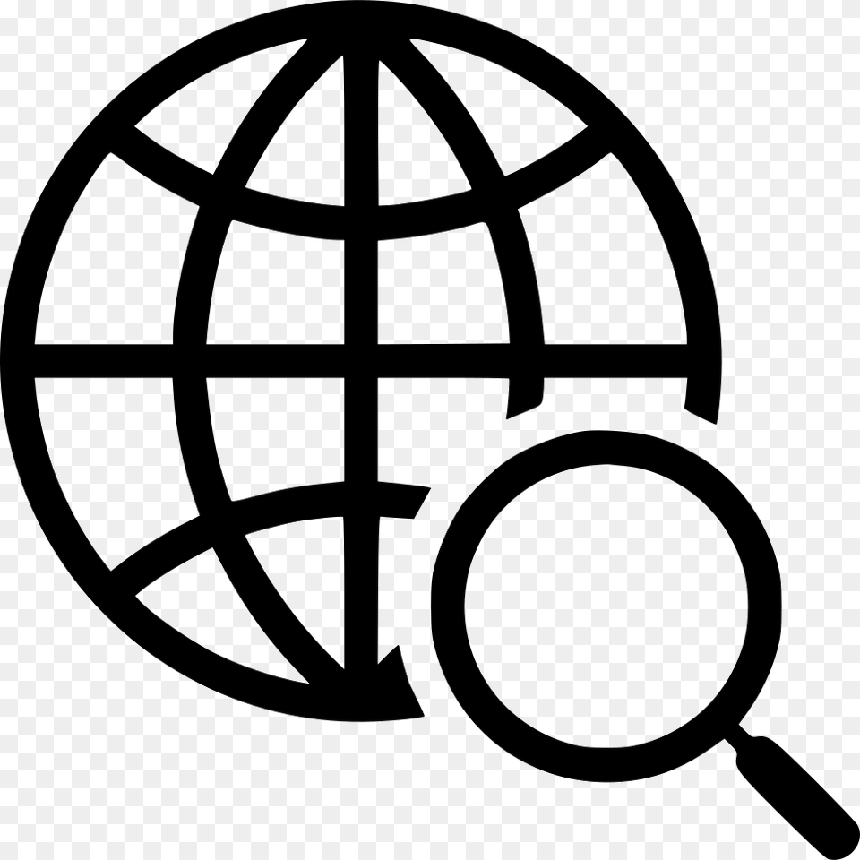 File Svg Globe Symbol, Stencil, Ammunition, Grenade, Weapon Png Image