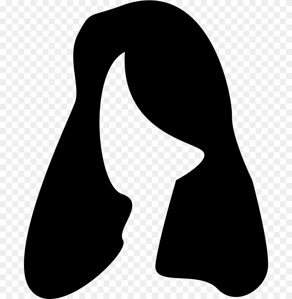 File Svg Hair, Silhouette, Stencil, Clothing, Hood Png Image
