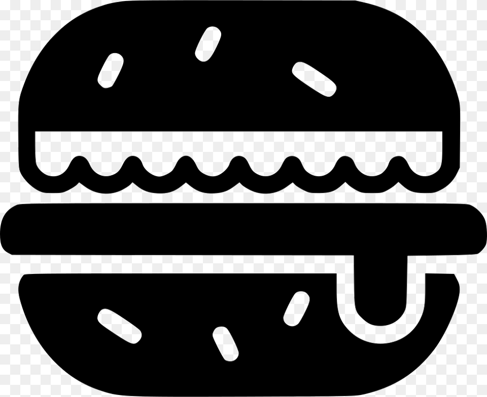 File Svg Hamburguer Svg, Stencil, Weapon, Food, Sweets Free Png