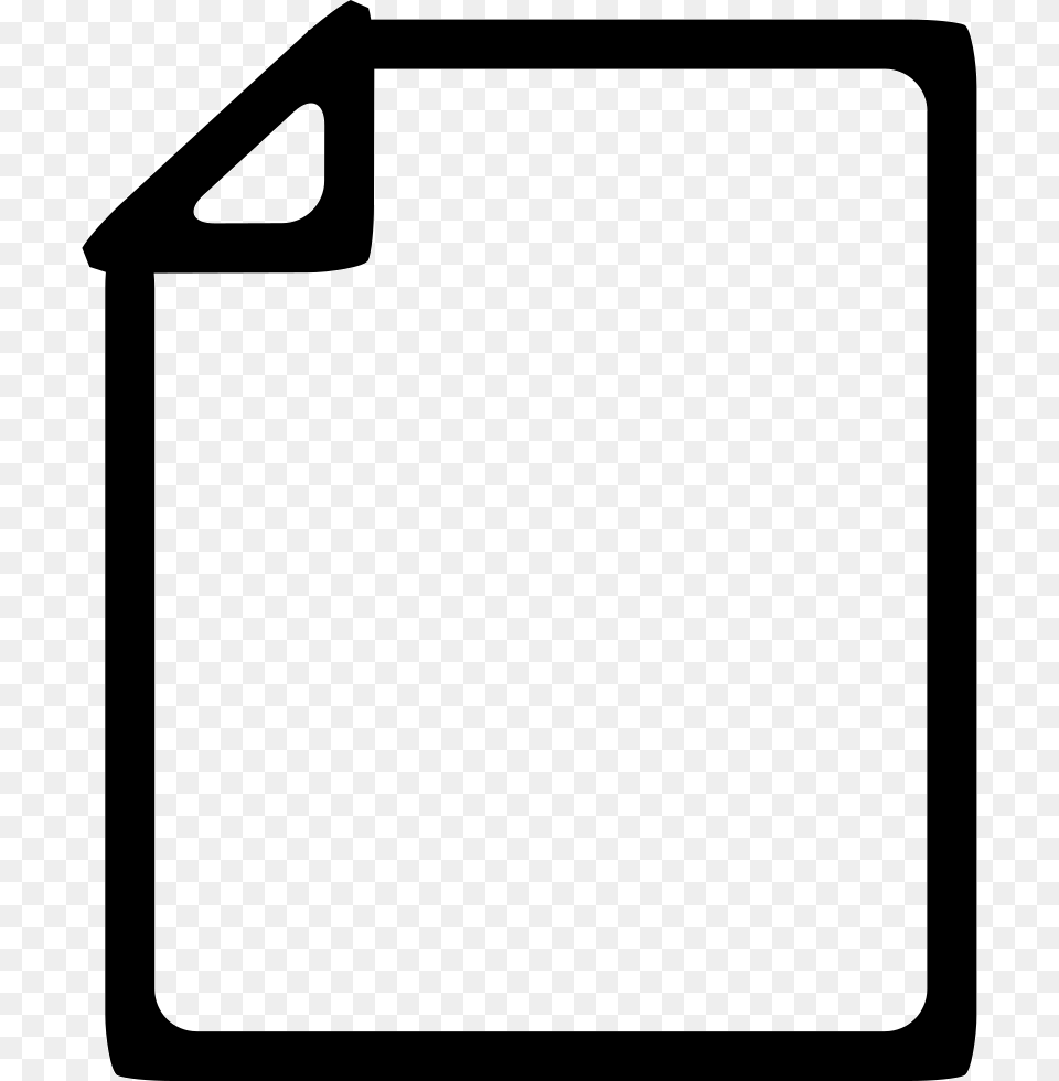 File Svg Hoja De Maquina, White Board Png