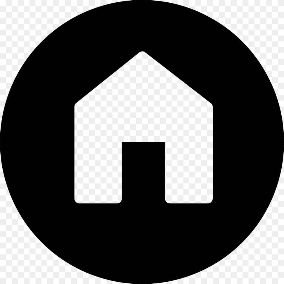 File Svg Home Icon Black Circle, Disk, Symbol Png