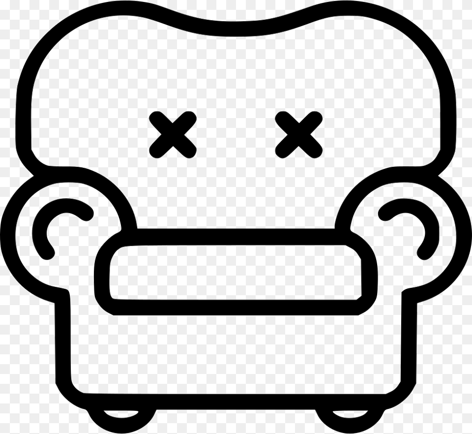 File Svg Icon, Chair, Furniture, Armchair, Stencil Free Png