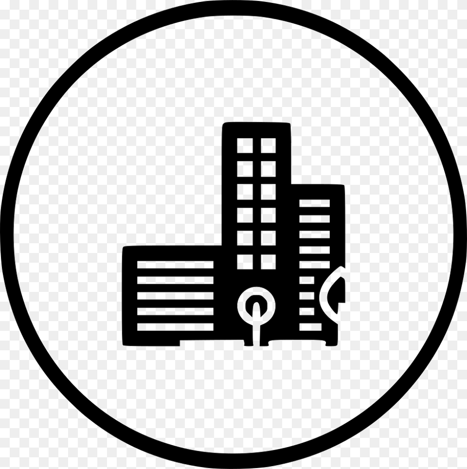 File Svg Icon Smart Building, City, Stencil, Symbol Png