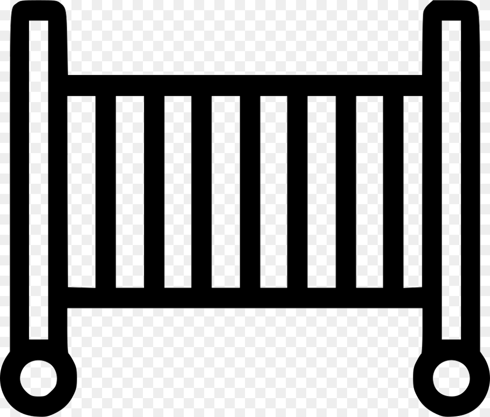 File Svg Infant Bed, Fence, Gate, Furniture Free Transparent Png