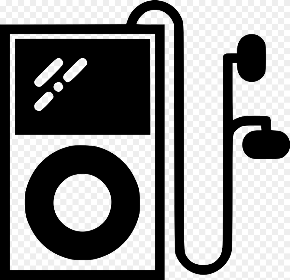 File Svg Ipod Icon, Electronics, Stencil Free Png